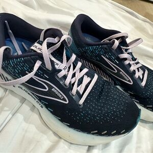 Brooks Glycerin Women's Navy and Teal Running Shoes